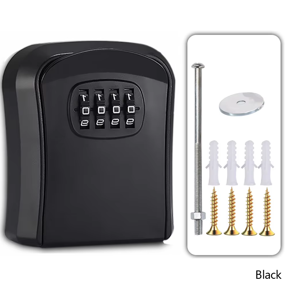 Wall Mount Key Lock Box with 4 - Lockbox Key Secure บทวิจารณ์และราคา
