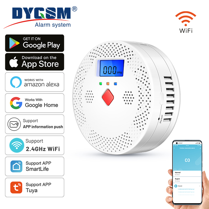 Tuya WiFi Smart Carbon Monoxid - Co Detector Plug บทวิจารณ์และราคา