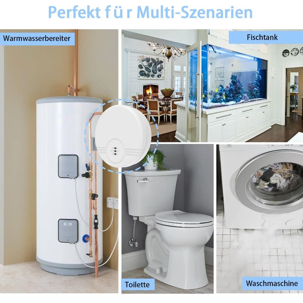 Dual Mode Sensor Water Leak Al - Water Alarm Sensor บทวิจารณ์และราคา