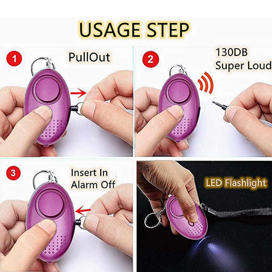 Safety Keychain Full Set For W - Personal Alarm Keychain บทวิจารณ์และราคา