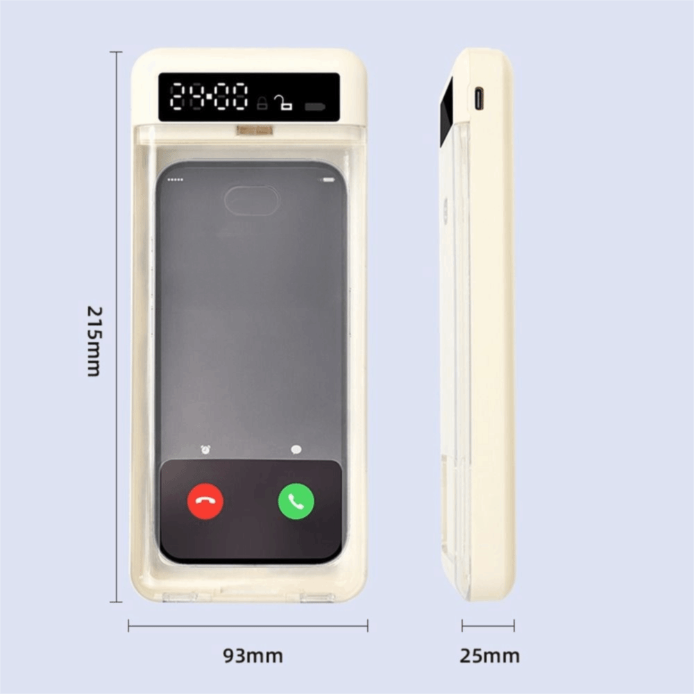 Portable Phone Lock Box with T - Medicine Cabinet Lock บทวิจารณ์และราคา