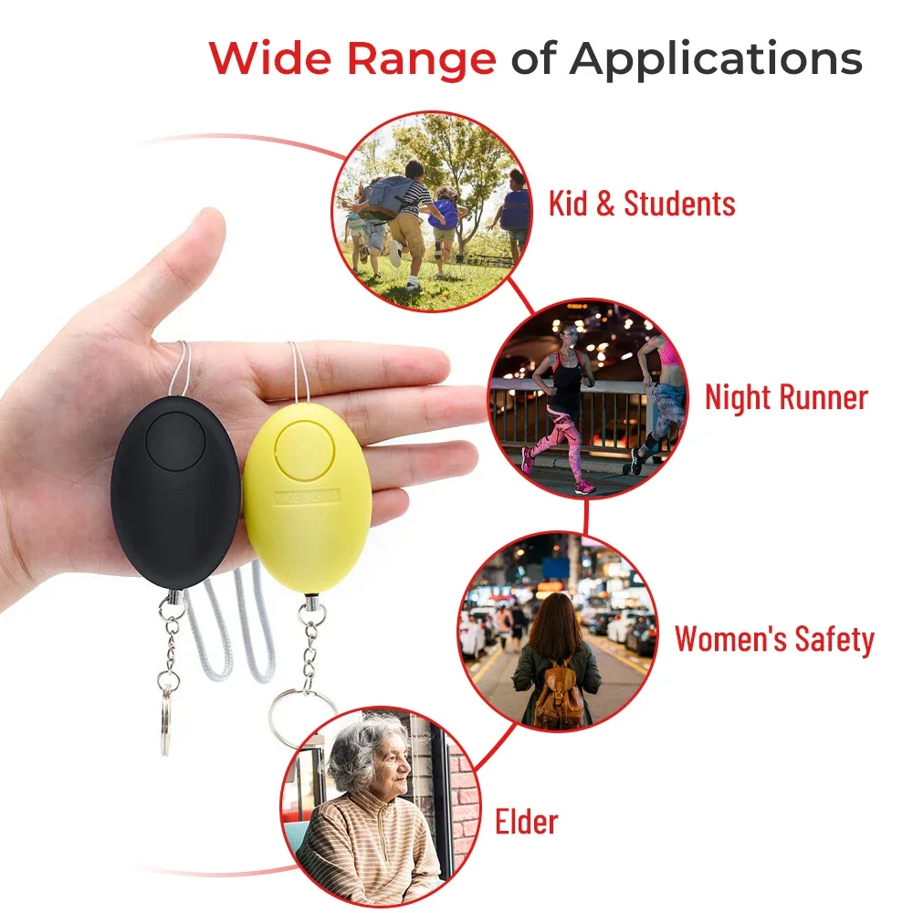 120dB Personal Safety Alarm Ke - Personal Alarm Keychain บทวิจารณ์และราคา