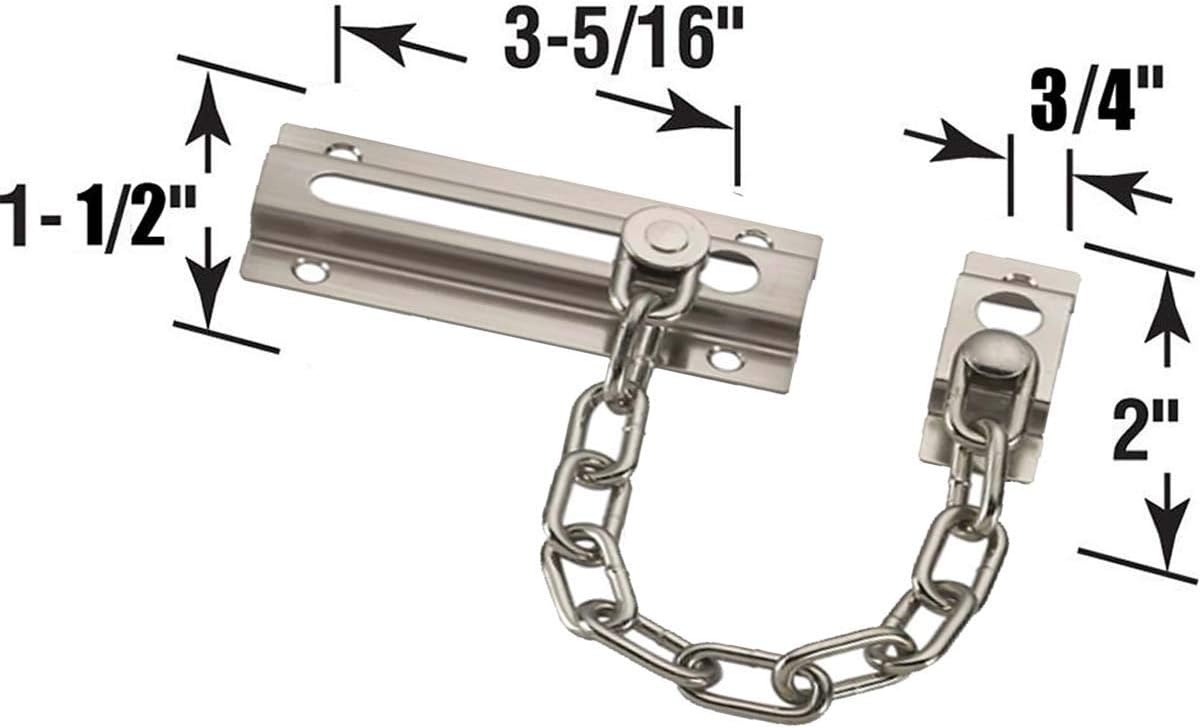 4PCS Door Chain Guard Security - Security Chain Door บทวิจารณ์และราคา