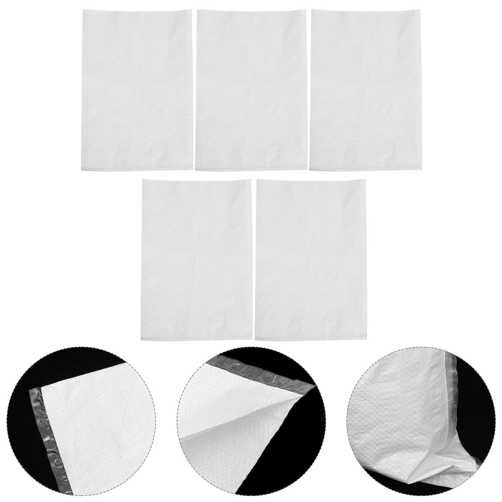 5Pcs Waterproof Woven Sandbags - Flood Barrier Bag บทวิจารณ์และราคา