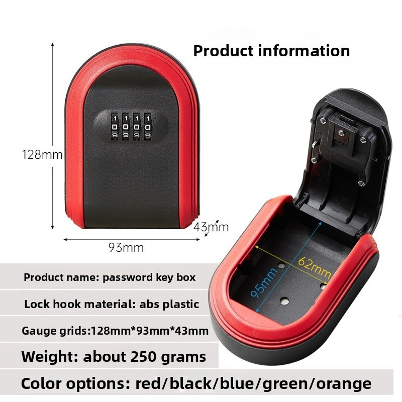 Plastic Key Box with Password  - Lockbox Key Secure บทวิจารณ์และราคา
