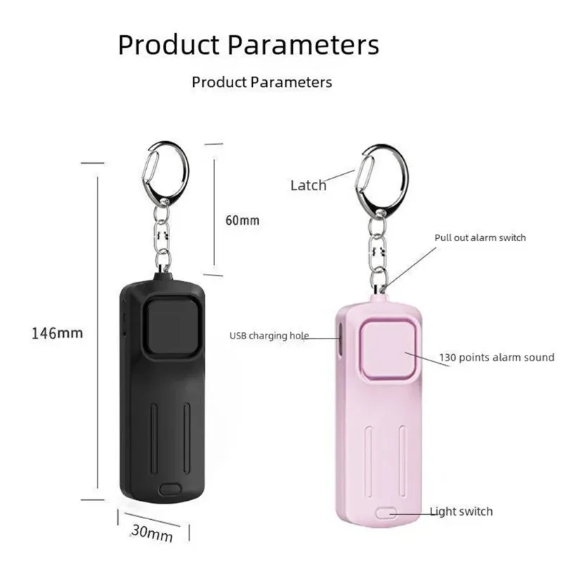 Personal alarm ring, women's p - Personal Alarm Keychain บทวิจารณ์และราคา