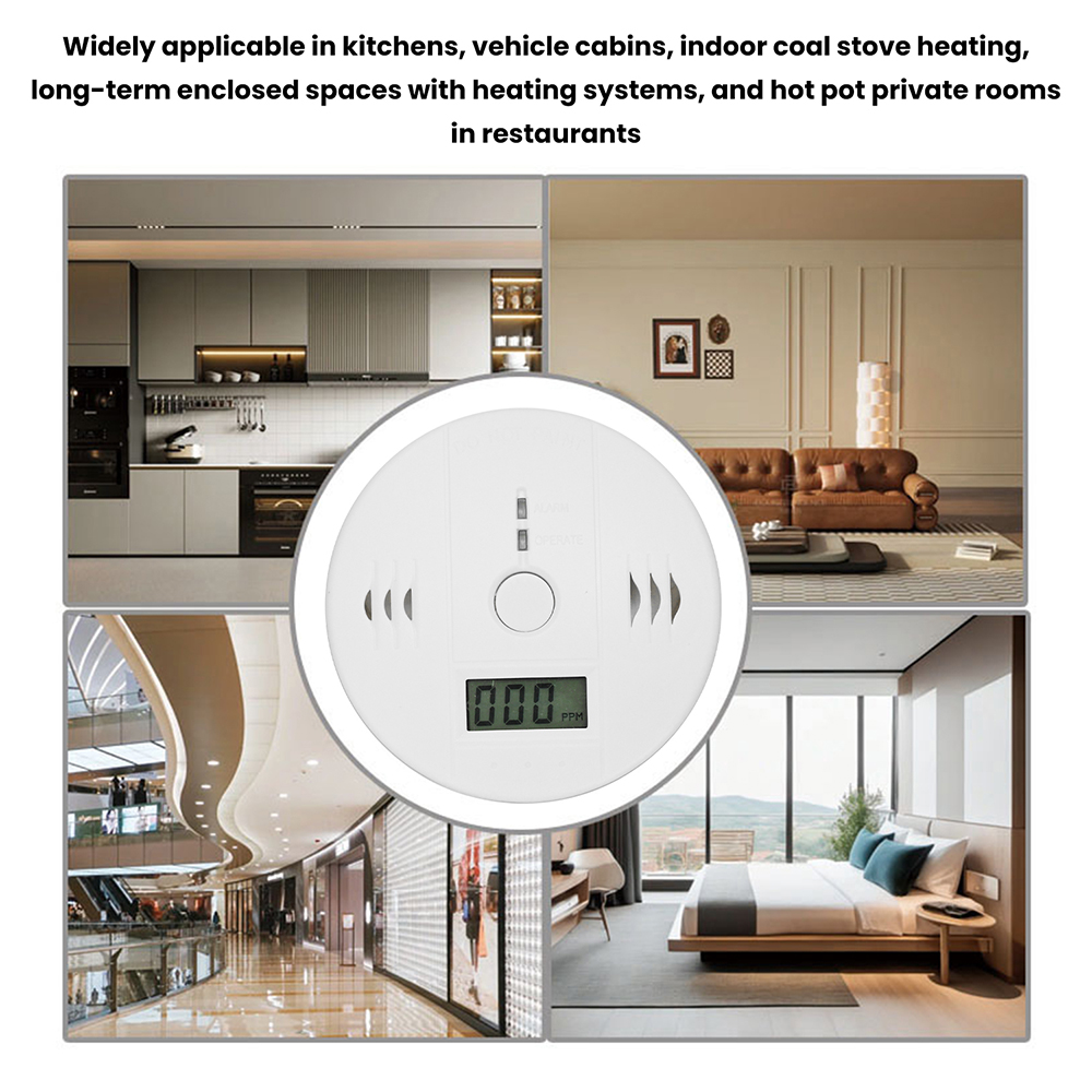 Battery Powered Carbon Monoxid - Smoke Detector Interconnected บทวิจารณ์และราคา