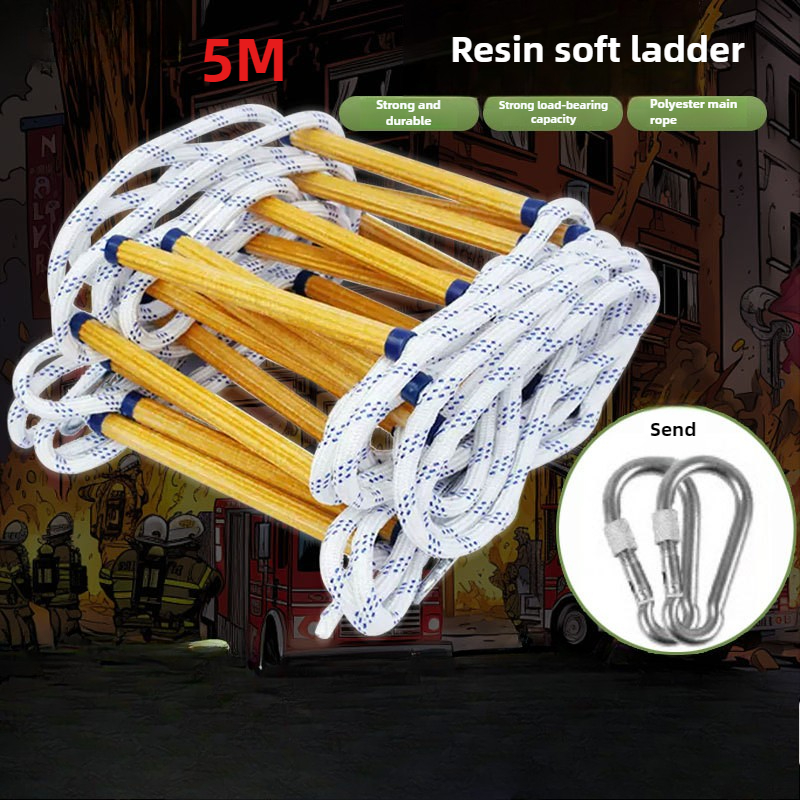 5M Resin Rope Ladder Aerial Wo - Fire Escape Ladder บทวิจารณ์และราคา