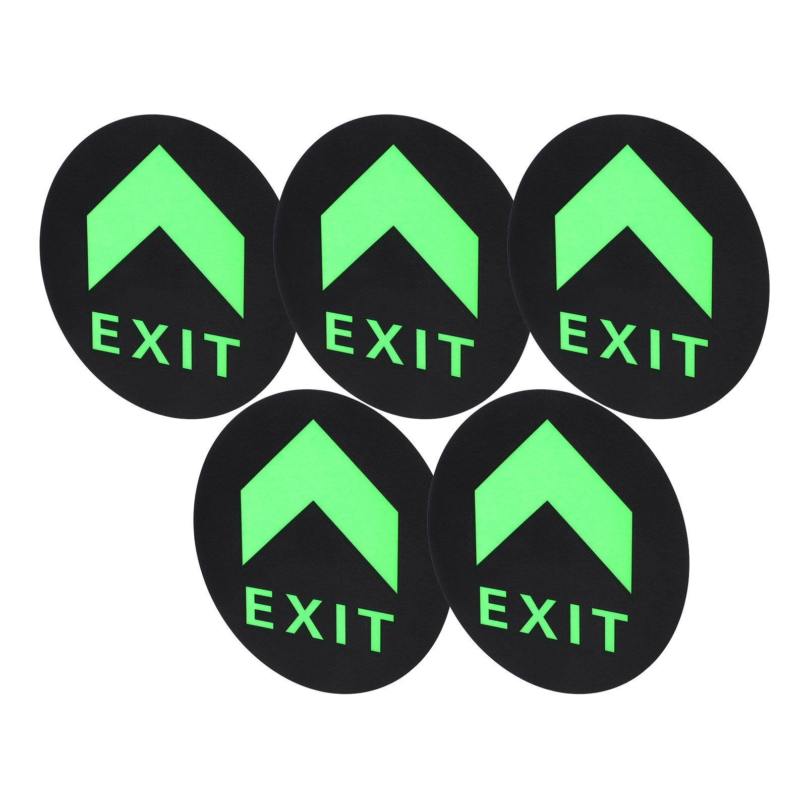 5Pcs Exit Sign Stickers Night  - Emergency Exit Sign บทวิจารณ์และราคา